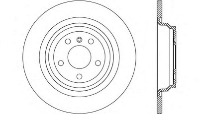 OPEN PARTS bdr269810 -  Тормозной диск